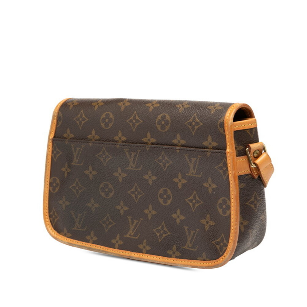 LOUIS VUITTON Authentic Brown Monogram Leather Shoulder Bag - Picture 2 of 7